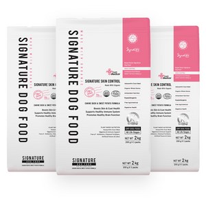 마이펫닥터 강아지 시그니처 유기농 기능성 사료, 피부/피모+알러지, 2kg, 3개