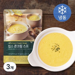 빕스 콘크림 스프 (냉동), 200g, 3개