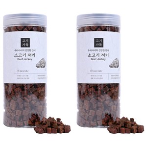 제로랩스 강아지 고기가득 노즈워크 져키, 소고기, 1kg, 2개