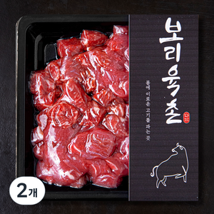 보리육촌 국내산 소고기 정육 세절 국거리용 (냉장), 2개, 250g