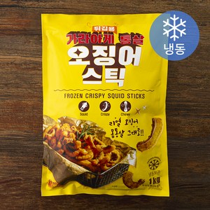 가라아게 통살 오징어 스틱 튀김용 (냉동), 1kg, 1개