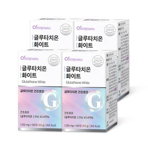 로니웰 글루타치온 화이트 69g, 60정, 4개