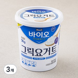 매일유업 바이오 그릭 요거트, 800g, 3개