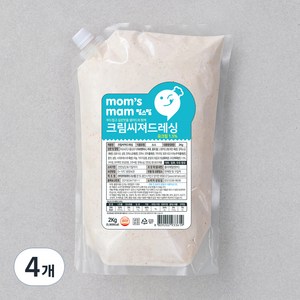 맘스맘 크림씨저드레싱, 2kg, 4개