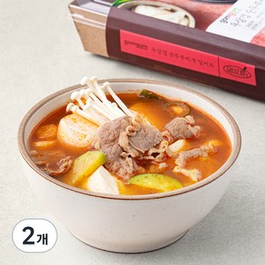 곰곰 우삼겹 순두부찌개 밀키트, 710g, 2개