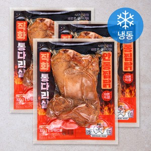 닭형 직화 안동찜닭 통다리살 (냉동), 100g, 3개