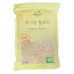 초록숟가락 유기농 찰보리쌀, 1kg, 1개