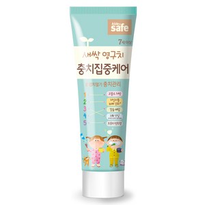 라이온 키즈세이프 충치 집중케어 치약, 60g, 1개