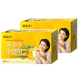 담터 옥수수수염차 티백, 1.5g, 80개입, 2개