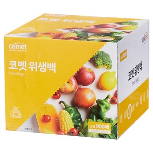 코멧 위생백 소형 17 x 25cm, 소(S), 900개입, 1개