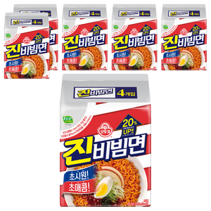 오뚜기 진비빔면 156g, 24개