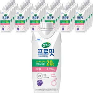 셀렉스 프로핏 드링크 복숭아, 330ml, 36개