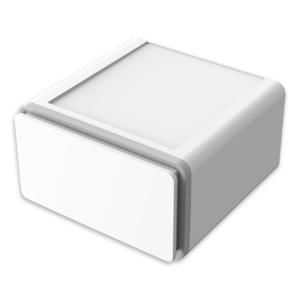 미리 모듈 서랍장, 화이트 + 그레이, 1칸