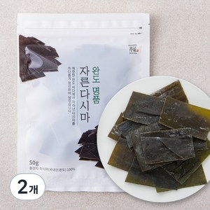 주일 완도 명품 자른 다시마, 2개, 50g