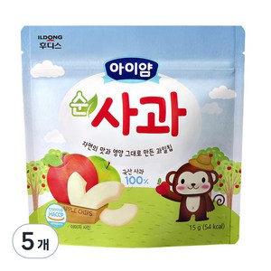 아이얌 순사과 동결건조 과일칩, 15g, 5개