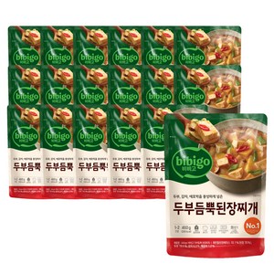 비비고 두부듬뿍된장찌개, 460g, 18개