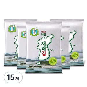 지도표성경 재래 전장김, 37g, 15개