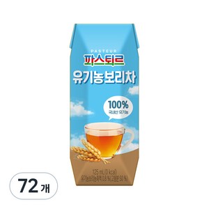 파스퇴르 유기농주스, 125ml, 72개