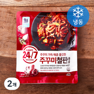 대림선 24 / 7 주꾸미 가득 매콤 쫄깃한 주꾸미 철판볶음 (냉동), 350g, 2개