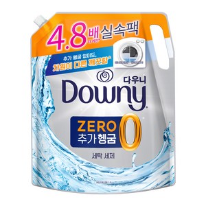 다우니 제로 추가 헹굼 액상세제 리필, 2.2L, 1개