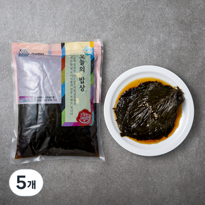 오늘의밥상 간장 깻잎지, 1kg, 5개