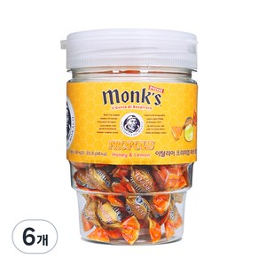 Monks 프로폴리스 캔디, 100g, 6개