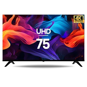 시티브 4K UHD LED TV, 190.6cm(75인치), PA750HDR10 NEW, 스탠드형, 방문설치