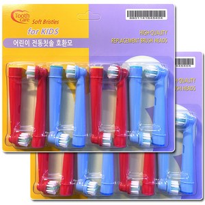 Toothcare 오랄비 어린이 전동칫솔용 호환모 8p 세트, 16개입