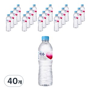 석수 국산생수, 500ml, 40개