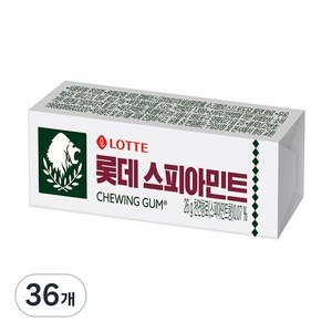 롯데제과 스피아민트 껌, 26g, 36개