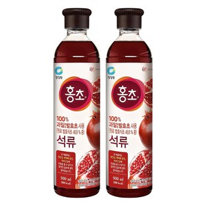 홍초 석류, 900ml, 2개