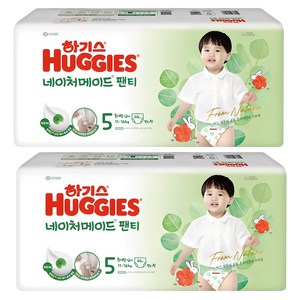 하기스 네이처메이드 팬티형 기저귀 남아용, 5단계, 88매