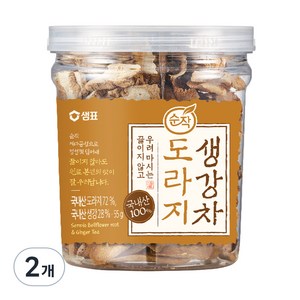 샘표 순작 도라지생강차, 55g, 1개입, 2개