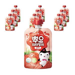 팔도 아동용 뿌요 워터젤리 딸기, 120ml, 10개