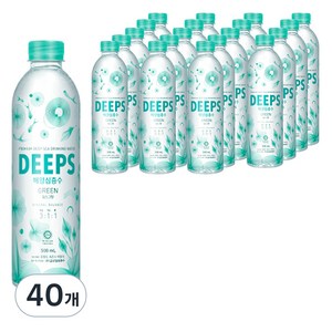 Deeps 해양심층수 그린, 500ml, 40개