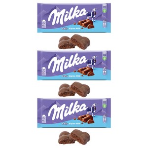 밀카 버블리 초콜릿, 100g, 3개