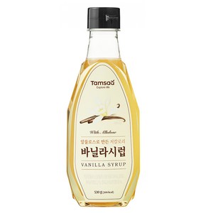 탐사 알룰로스로 만든 저칼로리 바닐라시럽, 530g, 1개