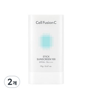 셀퓨전씨 스틱 썬스크린 100 SPF50+ PA++++, 19g, 2개