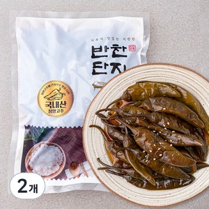 반찬단지 청양 간장 고추, 1kg, 2개