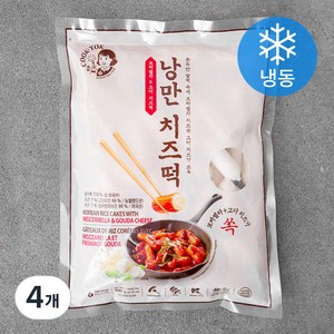 낭만부라더 낭만 치즈떡 (냉동), 600g, 4개