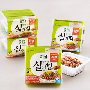 풀무원 국내산 콩 생나또, 49.5g, 8개