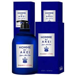 아케이 옴므 슈퍼 올인원 PHA 퍼퓸 바디로션 센스페로몬향, 550ml, 3개