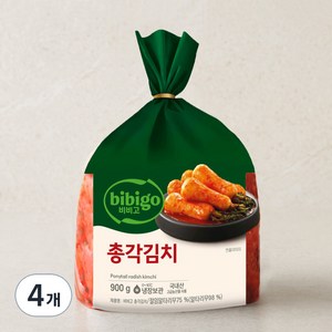 비비고 총각김치, 900g, 4개