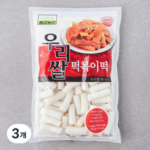 칠갑농산 우리쌀 떡볶이떡, 1kg, 3개