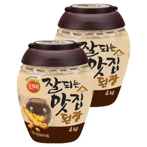 진미 잘되는 맛집 된장, 4kg, 2개