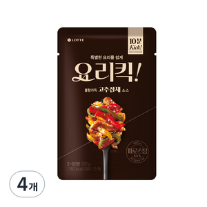 요리킥 고추잡채 소스, 100g, 4개