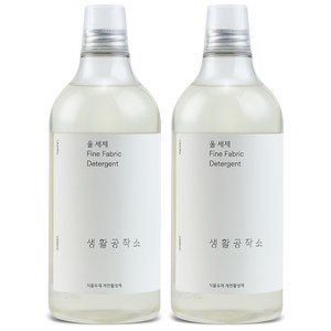 생활공작소 울세제 본품 라벤더향, 1L, 2개
