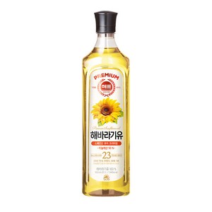 해표 해바라기유, 1개, 900ml