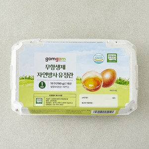 곰곰 무항생제 자연방사 유정란, 1개, 15구