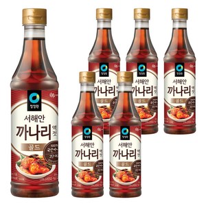 청정원 까나리 액젓 골드, 1kg, 6개